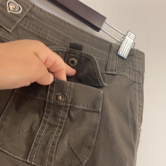 Kuhl Splash Skirt Womens 6 Brown Khaki Cotton Stretch Gorpcore Hiking Camping - Picture 6 of 10